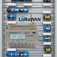 Medidor de Energía Trifásico LORAMESH DIN RAIL con Control Remoto RS485, Medidor de Electricidad Solar Prepago Lorawan