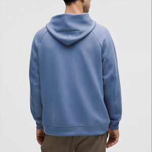 เสื้อฮู้ดแขนยาวผ้าฟลีซแบบสวมหัวสำหรับผู้ชายเสื้อลำลองแบบแฟชั่นตามสั่ง - Product Image 2