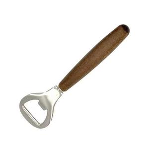 Gran oferta, precio barato promocional, barra de boda duradera, sacacorchos, fiesta, cerveza, Abrebotellas de acero inoxidable con mango de madera - Product Image 1