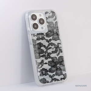 Fasion Lady antichoc PC TPU TPE Finewoven tissu dentelle à la mode Sexy étui de téléphone portable pour <span class=keywords><strong>Iphone</strong></span> 15 14 pro max - Product Image 5