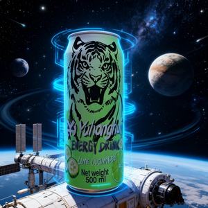 Commercio all'ingrosso della fabbrica di massa personalizzabile Logo Ginseng a basso contenuto di zucchero taurina frutta aromatizzata energia stimolando bevande in scatola di imballaggio - Product Image 6