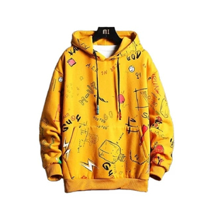 Livraison gratuite, sweat-shirt à capuche personnalisé pour femme et unisexe, hiver, 100% coton, polaire, manches longues, imprimé par sublimation, devant vierge - Product Image 3