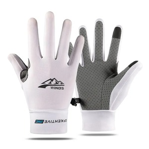 Guantes de pesca Verano Solapa solar Fugas Ciclismo Parejas masculinas y femeninas Guantes de conducción de ciclismo transpirables antideslizantes - Product Image 4