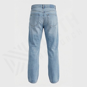 Jeans de Mezclilla Lavados para Hombre, Diseño Personalizado, 100% Algodón, Ajuste Delgado, Alta Calidad, Secado Rápido, Ligeros, Personalizables, para Invierno y Otoño - Product Image 2