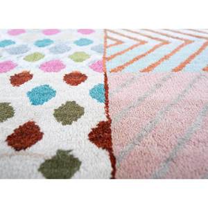 Tapis Manchaha bleu noué à la main en laine et soie de bambou, 10 mm, design patchwork rectangulaire pour la maison et le couloir - Modèle Les-1234 Jaipur Rugs US - Product Image 3