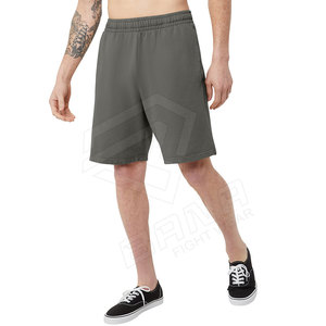 Pantalones cortos informales para entrenamiento de gimnasia para hombre al por mayor, 100% de algodón, sólidos, con estampado de logotipo personalizado, ropa de calle para correr, ropa deportiva - Product Image 6