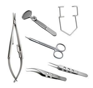 Ensemble d'instruments ophtalmiques en acier inoxydable, kit d'instruments chirurgicaux pour opérations oculaires, réutilisable, fabricant OEM ODM - Product Image 4