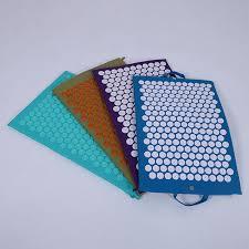 2026 Wholesale Eco Friendly Natural Linen Acupuncture <b>Mat</b> Gift Back Neck Pain Massage Acupressure <b>Mat</b> and Pillow Set - Product Image 3