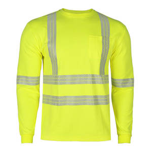Vente en gros 95% modacrylique/5% coton Vêtements de travail Hi Viz Work Class 3 Fr Tricot Sécurité Ignifuge Travailleur Chemise de travail industriel - Product Image 4