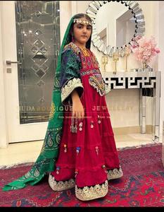 Robe régionale afghane de haute qualité pour femmes nouveau Design robe Kuchi afghane brodée à manches longues en bas quantité minimale de commande - Product Image 3