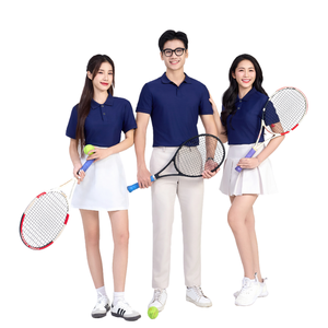 Polo de golf pour hommes 95% polyester spandex haute performance style uni facile à personnaliser couleurs et logo - Product Image 2