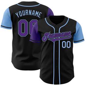 Maillot de baseball personnalisé pour hommes pull-over respirant à séchage rapide avec nom cousu et numéro impression par sublimation vente en gros en vrac - Product Image 3