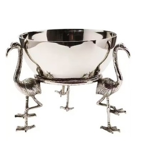 Cubos de hielo de Metal de calidad Premium de 3 patas, tinas de bebidas, accesorios de barra de alta demanda para almacenamiento de vino, tinas de almacenamiento de vino brillantes - Product Image 2