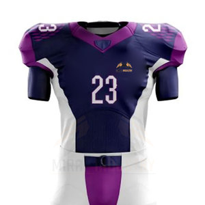 Uniforme de Fútbol Americano Transpirable de Último Diseño al por Mayor para Adultos, Talla Grande, 100% Poliéster en Pakistán - Product Image 3