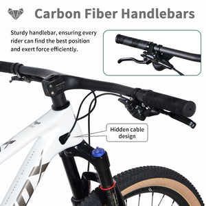 Bicicleta de Montaña 29er con <span class=keywords><strong>Manillar</strong></span> Integrado de Fibra de Carbono y Cableado Interno para un Control Preciso en el Senderismo - Product Image 5