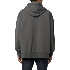 Sudaderas con Capucha de Algodón 100% de Alta Calidad Hechas a Medida con Estilo Desgastado para Hombre, Talla Grande, Sudaderas con Capucha Modernas y Elegantes para Hombre con OEM - Product Image 2