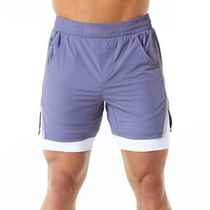 Pantalones cortos de algodón 2025 Vintage para hombre, pantalones cortos de entrenamiento ecológicos para playa, Surf y natación, ropa de calle caliente 100% - Product Image 1