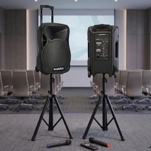 Sistema de Sonido Portátil PA Lastvoice LS-P1915EE-ST de 15 Pulgadas y 1200W con Micrófono y Soporte para Batería V4.2 de 5000-8000mAh - Product Image 1