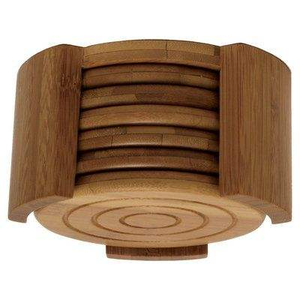 ชุดจานรองแก้วไม้พร้อมกล่องของขวัญสุดหรูและผิวสัมผัสธรรมชาติสำหรับเครื่องดื่มทุกชนิด จานรองแก้วไม้วอลนัท - Product Image 4