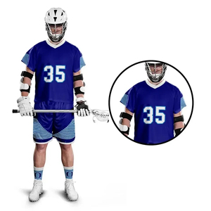 Uniforme de crosse réversible au design personnalisé, nouveau style de vêtements d'équipe à manches courtes, vêtements de sport techniques imprimés confortables - Product Image 4