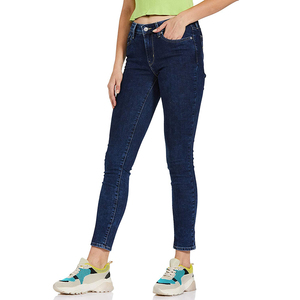 Jeans de Mezclilla Personalizados MAG FORCE Estilo Urbano para Mujer, Secado Rápido, Ecológicos, Cintura Media, Cierre con Cordón, Corte Regular - Product Image 3