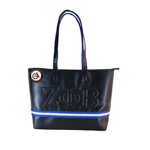 Bolsa de mano multifuncional bordada, personalizada, Zeta, Phi, Beta Sorority, parafina griega, venta al por mayor - Product Image 1