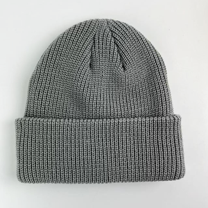 Bonnet d'hiver côtelé pour homme avec logo personnalisé, bonnet tricoté pour la plage, impression numérique, tissu commun pour unisexe - Product Image 2