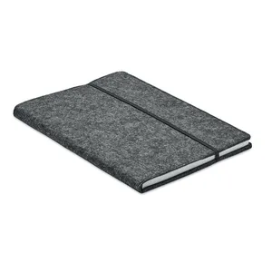 <b>A5</b> Feltbook <b>Notebook</b> Eco-Friendly RPET Felt Gadgets - Product Image 5