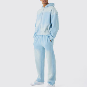 Conjunto Deportivo para Hombre, Personalizado, de Felpa, con Sudadera con Capucha y Pantalones Jogger con Cintura Elástica, al por Mayor - Product Image 3