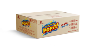 Bonbons Gélifiés Estivaux Popit Marron Croquant Sucré-Aigre en Forme de Cube, Saveur Fruitée, Emballage en Sachet - Product Image 5