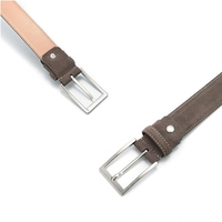 Ceintures décontractées pour hommes en cuir de vachette véritable, dernières créations, boucle en acier de haute qualité, largeur 34 mm, ceinture imperméable