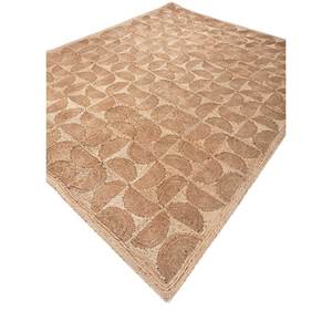 พรมลายเรขาคณิตจากเส้นใยป่านและปอกระเจาสีแดงและสีส้มแบบทอเรียบสำหรับใช้ในบ้าน-PDJT-621 - Product Image 2