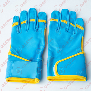 Gants de baseball et de softball personnalisés pour jeunes et adultes, logo professionnel, réglables, légers, durables, en cuir de cabretta, pour le frappeur - Product Image 4