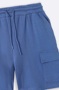 Logo personnalisé Short cargo grande taille pour hommes, durable, en coton/polyester, multi-poches, tactique utilitaire, extérieur, mi-solide, anti-rides - Product Image 4