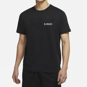 Camiseta gráfica personalizada transpirable de ajuste Regular de peso ligero para hombre/camiseta de poliéster de algodón en blanco liso con precio al por mayor - Product Image 6