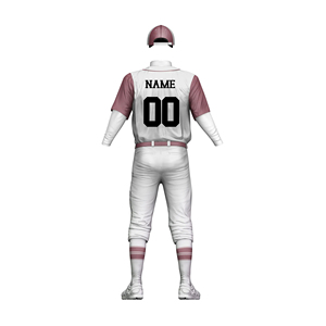 Ventes en gros de nouveaux uniformes de baseball pour adultes vierges, personnalisables, imprimés par transfert thermique, vêtements de sport respirants, ensembles 100% polyester, votre propre logo - Product Image 4