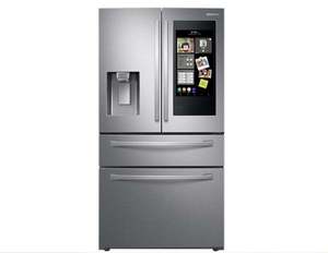 MEILLEUR PRIX Réfrigérateur à portes françaises 4 portes de 28 pieds cubes avec écran tactile en acier inoxydable - Product Image 2