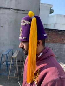 Shriner Fez avec Fezcase cap chaîne collier Cumar bande Facemask Glov Bundle - Product Image 3