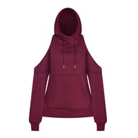 Sudadera con capucha para mujer y adolescente, con espalda abierta y hombros descubiertos, de forro polar transpirable, extragrande, diseño asimétrico personalizado, larga