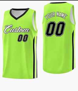 Maillot de basket-ball personnalisé hommes femmes équipe de jeunes uniforme nom numéro impression léger respirant haut d'entraînement - Product Image 5