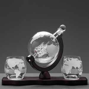 Set Decanter per Whisky a Forma di Globo Premium, <span class=keywords><strong>Idee</strong></span> Regalo per Uomini - Product Image 5