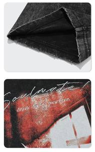 Tela de Punto de Alta Calidad, 100% Algodón, Gruesa, Ecológica, Antiarrugas, con Diseño Impreso Digital, para Hombre - Product Image 4