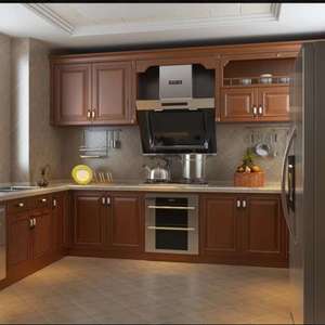 Gabinetes de <span class=keywords><strong>Cocina</strong></span> Modulares RTA de Roble Blanco Estilo Shaker, Cierre Suave, Ecológicos y Modernos - Product Image 3