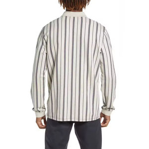 2025 Venta al por mayor Logotipo personalizado Hombres Manga completa de punto para Polos Patrón sólido Manga larga Piezas hechas a medida - Product Image 5