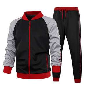 Automne hiver grande taille vêtements de sport Logo personnalisé coupe-vent Gym survêtement ensemble hommes respirant sweats à capuche pantalon en gros - Product Image 1