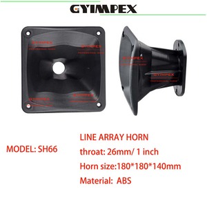 Diffuseur de guide d'ondes pour haut-parleur HF, fabriqué en Chine, 180*180*140mm, ABS, de haute qualité, pour tweeter PA - Product Image 2