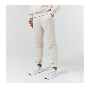 2024 hiver 360gsm Logo personnalisé hommes Fitness survêtement ensemble surdimensionné coton taille élastique Joggers à capuche en gros tenue décontractée - Product Image 6