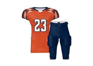 Diseño personalizado 100% poliéster fútbol americano Jersey uniforme para Niños Jóvenes y Adultos conjunto con logotipo de impresión ropa de fútbol - Product Image 5