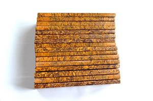 Jaspe Natural Mariam Certificado por GIA, Cabujón Rectangular Facetado Amarillo de 25mm, Disco Plano Pulido, Piedra de Caligrafía, Cristal - Product Image 6