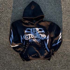 Pull à capuche personnalisé de haute qualité en strass Impression numérique Sweat à capuche en forme d'araignée Col à capuche doublé Polaire d'hiver Sweats à capuche pour hommes - Product Image 2